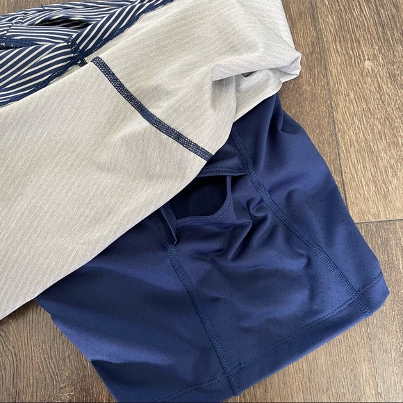 Title Nine Dream Skort Navy Stripe - Picture 9 of 12